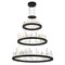 Cwi Lighting Juliette LED Chandelier With Black Finish 1043P32-3-101 - alternate 1